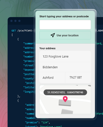 Allies adds reverse geocoding to Postcoder