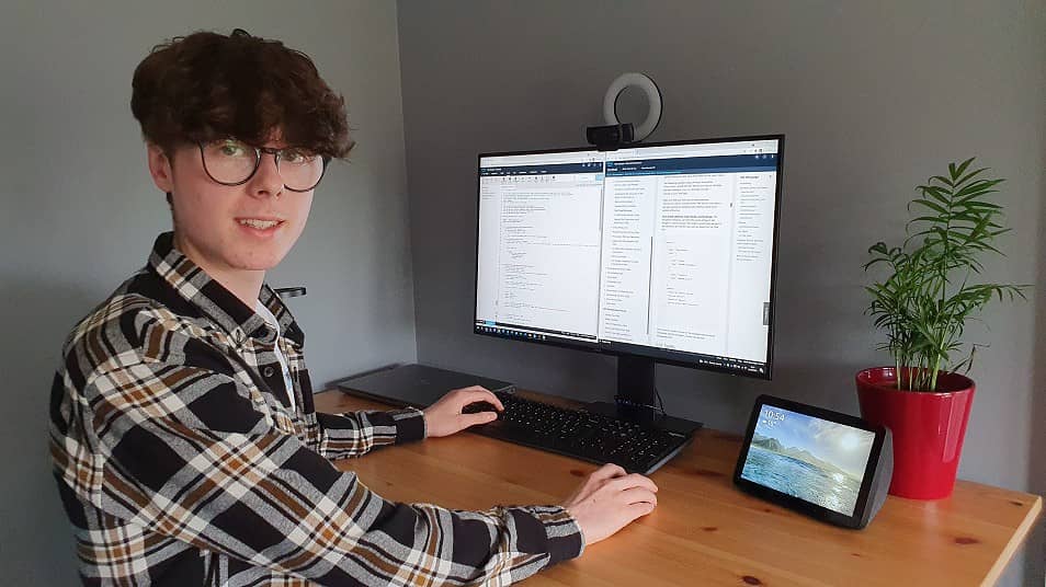 Allies work experience student plugs Postcoder into Alexa