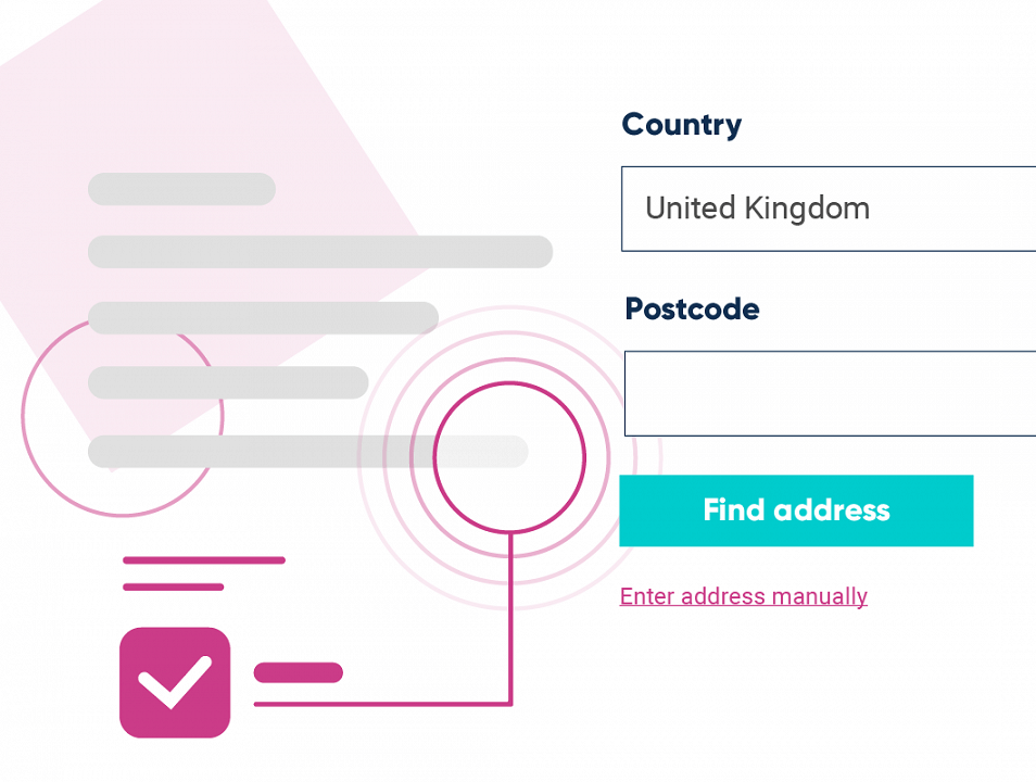 Postcode lookup UX