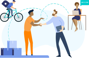 2 men shaking hands to illustrate a strong customer relationship